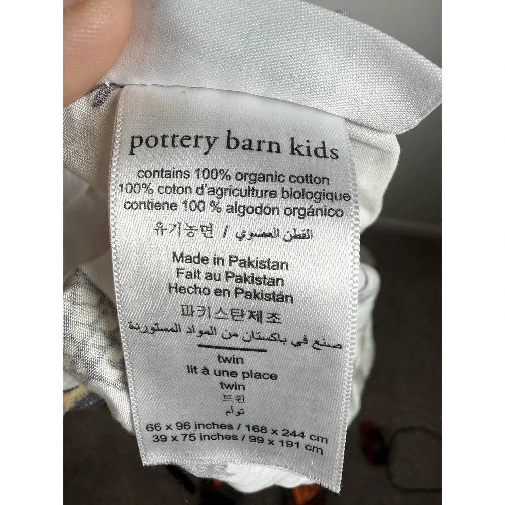 pottery barn kids twin fitted sheet where the wild things are Organic Cotton
